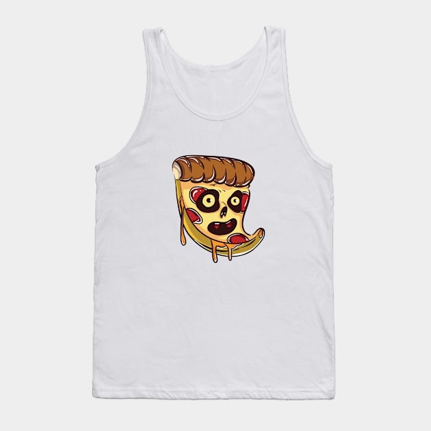 Monster Pizza Tank Top by Kingostore